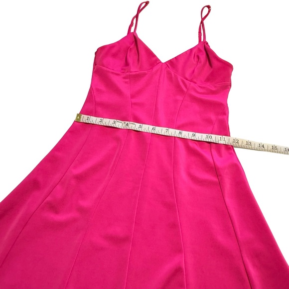 Oh Polly EDONIA Triangle Cup A-Line Mini Dress in Pink - Picture 7 of 10